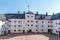 Castle courtyard of Turku Castle Finnish: Turun linna in Finland. Medieval building in the city of Turku in Finland