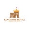 Castle Crown Royal Kingdom Architecture Business Logo