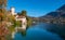 Castle of Duingt, autumn, near lake of Annecy, France