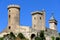 The castle of Foix dominating the city