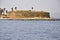 Castle, fortification on goree island senegal,