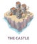 Castle Game Level Map and Icon