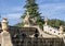 Castle Garden Fountain, Cesky Krumlov, Czech Republic