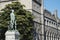 Castle of Gerald the Devil and statue of Bauwens in Ghent