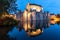 Castle Gravensteen in the old city center of Gent in Belgium at