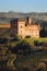 The castle of Grinzane Cavour, surrounded by the vineyards of Langhe, the most importan wine district of Italy