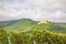 Castle Hambacher Schloss, view from vineyard