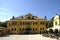 The Castle of Hellbrunn in Salzburg in Austria with its many `trick` fountains