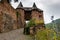 Castle hengebach in Heimbach at Schwammenauel from inside at the