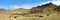 Castle Hill Cattle Farming Panorama, Canterbury, New Zealand