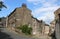 Castle Hill, cobbled street, old houses, Lancaster