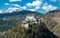 Castle Hohenwerfen at the Austrian alps