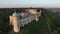 Castle in Janowiec, 06 2017, Poland, aerial view