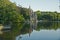 Castle, Lake of love, Minnewater, Bruges, Belgium