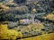 Castle with landscape from the walls of Orvieto, Umbria