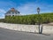 Castle in Lavaux vineyards, Switzerland