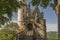 Castle Lichtenstein with entrance gate and drawbridge