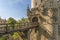 Castle Lichtenstein with entrance gate and drawbridge