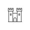 Castle line icon