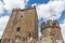 Castle located near Nogales, Extremadura, Spain