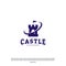 Castle logo design concept vector. Castle Tower logo Template Vector