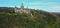 Castle Marienburg near Hannover on a wooded hill, shot from a great distance from public ground