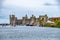 Castle and marina at Caernarfon, North Wales