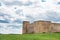 Castle of Medinaceli against a cloudy sky