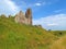 Castle moat and ruins