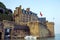 Castle Mont Saint Michel in Normandy, France in high tide