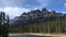 Castle Mountain is one of the most popular and photographed places in Banff National Park in the Canadian Rockies. Travel Alberta,