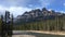 Castle Mountain is one of the most popular and photographed places in Banff National Park in the Canadian Rockies. Travel Alberta,