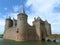 Castle of Muiden or Muiderslot in Dutch, stunning medieval castle in Netherlands