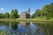 Castle Nijenrode at the river Vecht in the province Utrecht the Netherlands