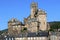 Castle of the old village Estaing near the river Lot