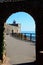 Castle overlooking the sea, Sidmouth, UK.