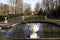 Castle park and pond in Saint-Cloud - France