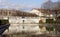 Castle park and pond in Saint-Cloud - France