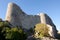 The castle Peyrepertuse in France