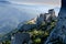 The castle Peyrepertuse in France