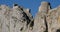 The castle Peyrepertuse in France