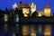 Castle in Poland malbork night