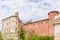 Castle of Pralormo, garden tulips in Piedmont, Italy