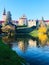 Castle Pruhonice. Nature. Beautiful autumn in the Czech Republic.