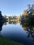 Castle Pruhonice. Nature. Beautiful autumn in the Czech Republic.