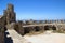 Castle Rhodos Greece historic buildings architecture blue sky