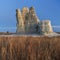 Castle Rock in Kansas prairie