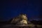 Castle Rock State Park, KS USA - Starry Night over the Limestone Formations at the Castle Rock State Park