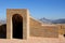 Castle roof entrance arch, Antequera, Spain.