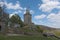 Castle ruin Falkenstein in Taunus, Hesse, Germany